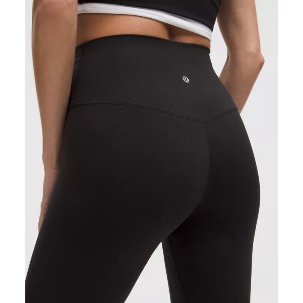 Lululemon align no line hr pants 25’’ size 4 black brand new with tags